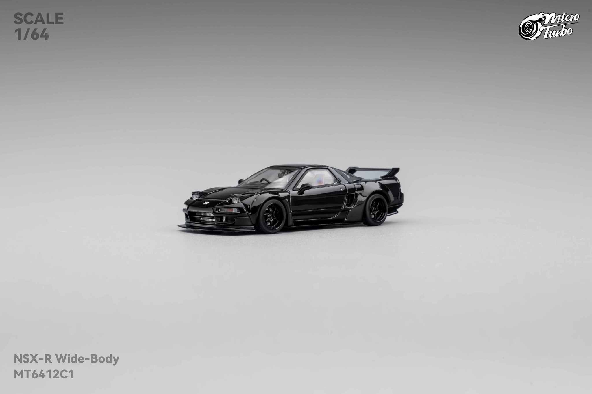 Micro Turbo Honda NSX Wide Body - Black | Garage One64
