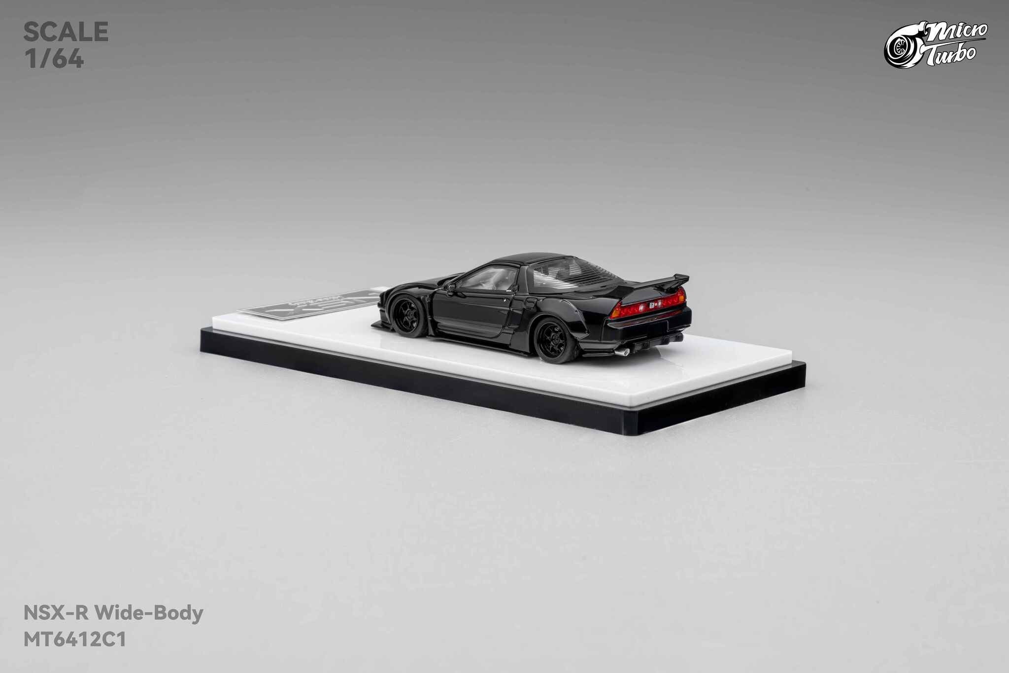 ハンドメイド☆オーダーページ【ミニ】94 Micro Turbo Honda NSX Wide Body - Black | Garage One64