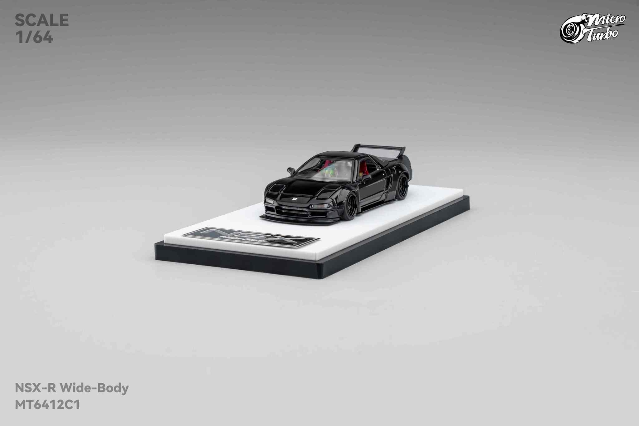 Micro Turbo Honda NSX Wide Body - Black | Garage One64