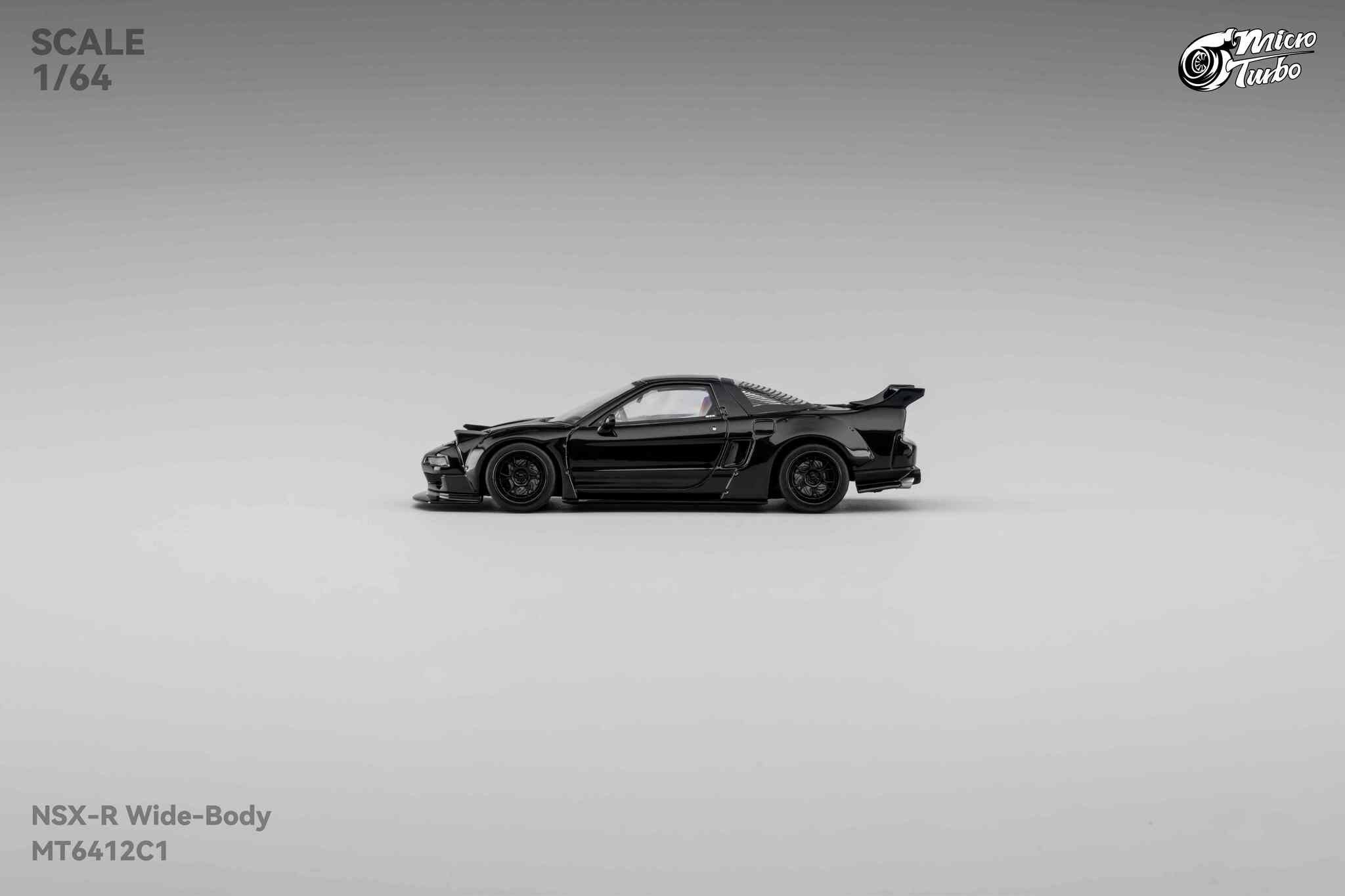 Micro Turbo Honda NSX Wide Body - Black | Garage One64
